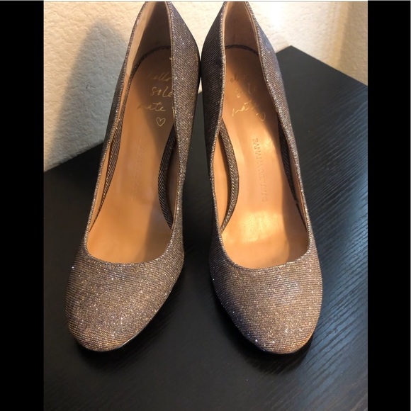 👇🏻$Reduced to lowest price. Banana Republic Violet Sparkle Glitter Stilettos - Picture 3 of 9
